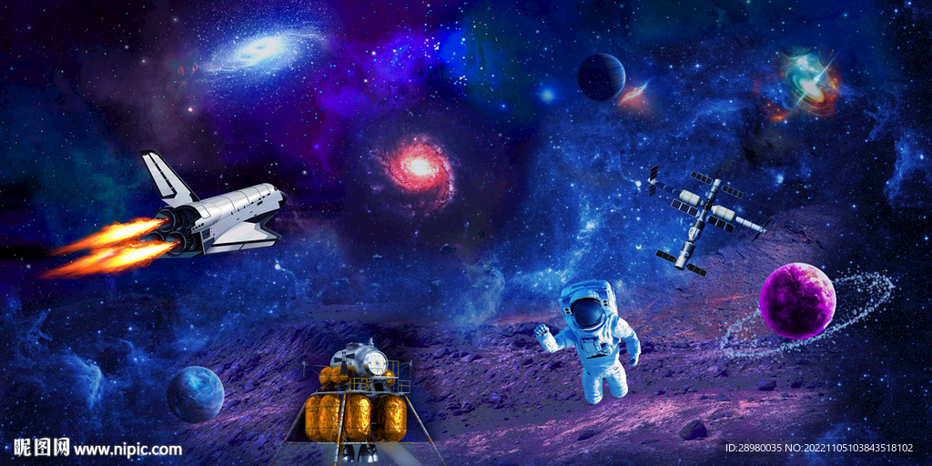 宇宙星球宇航员