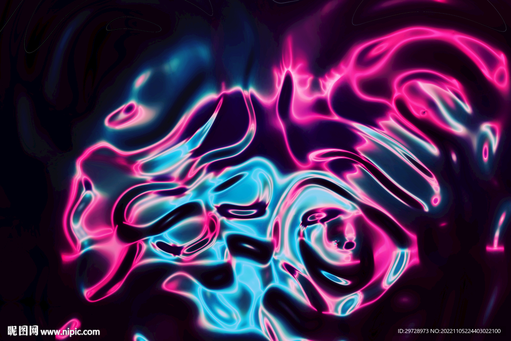 梦幻流体艺术画