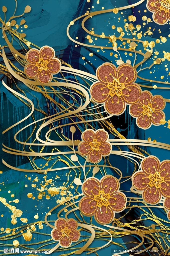 艺术立体梅花玄关