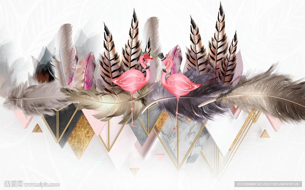 简约 现代装饰画 TIF分层 