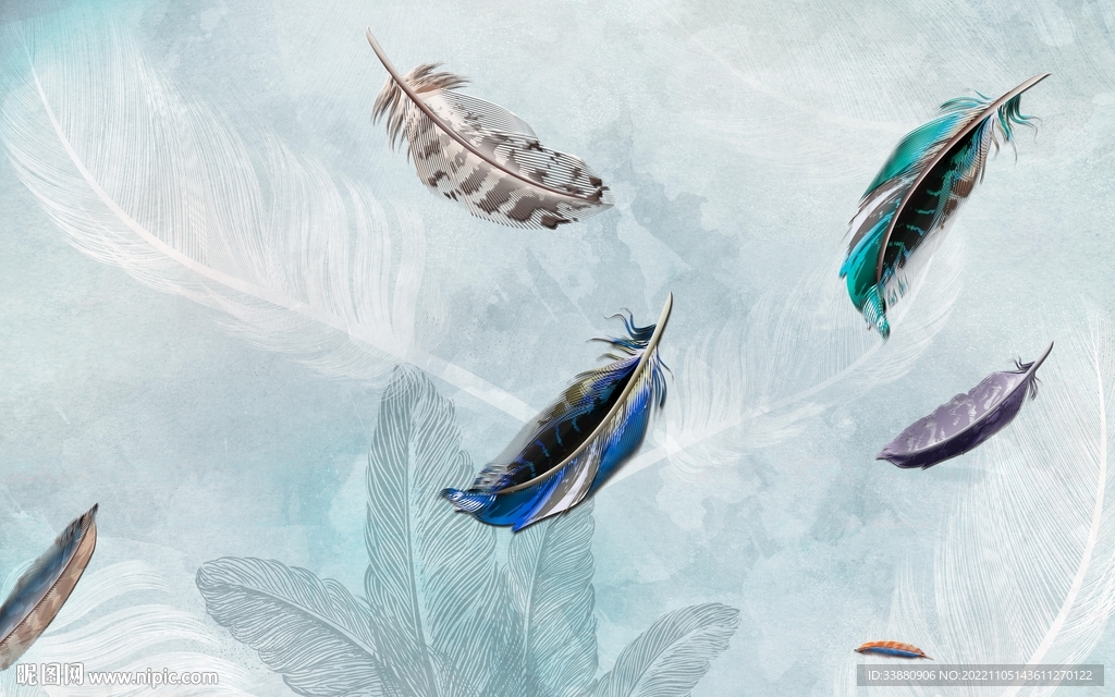 别墅 新高端无框画 TIF分层