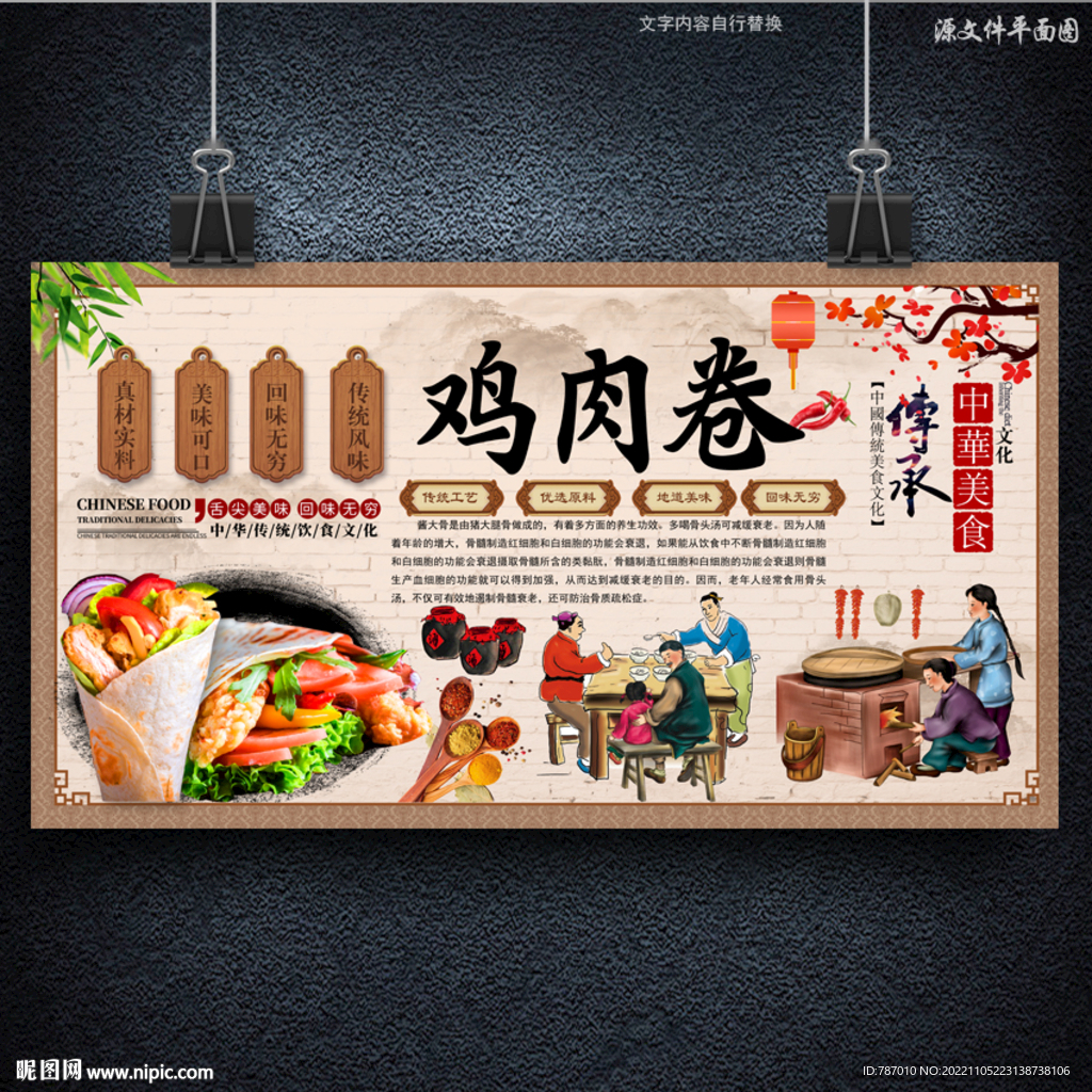 鸡肉卷