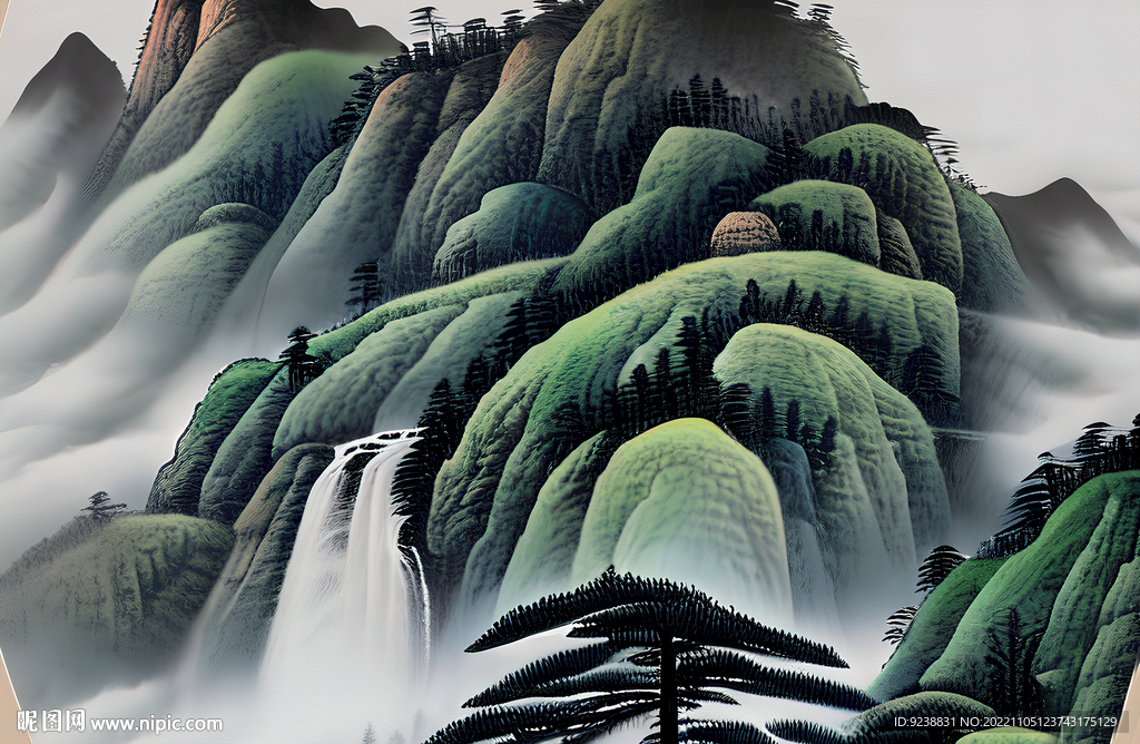 国画山水