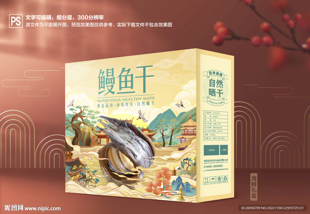 鳗鱼干包装 干货包装