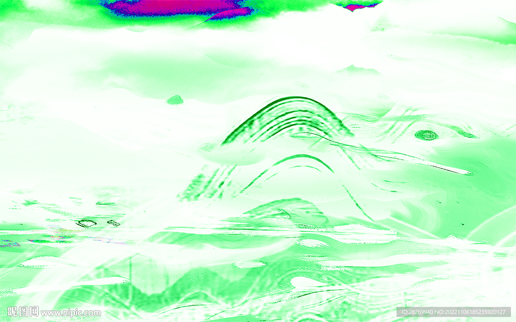 水墨画 