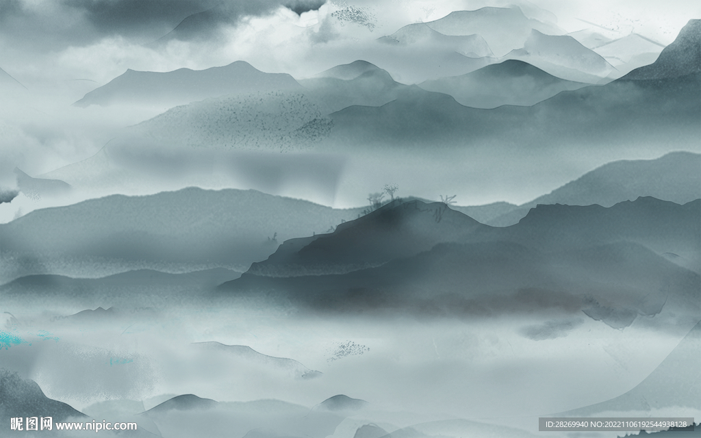 水墨山水 
