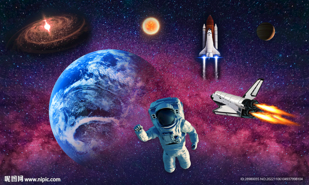 宇宙星空宇航员