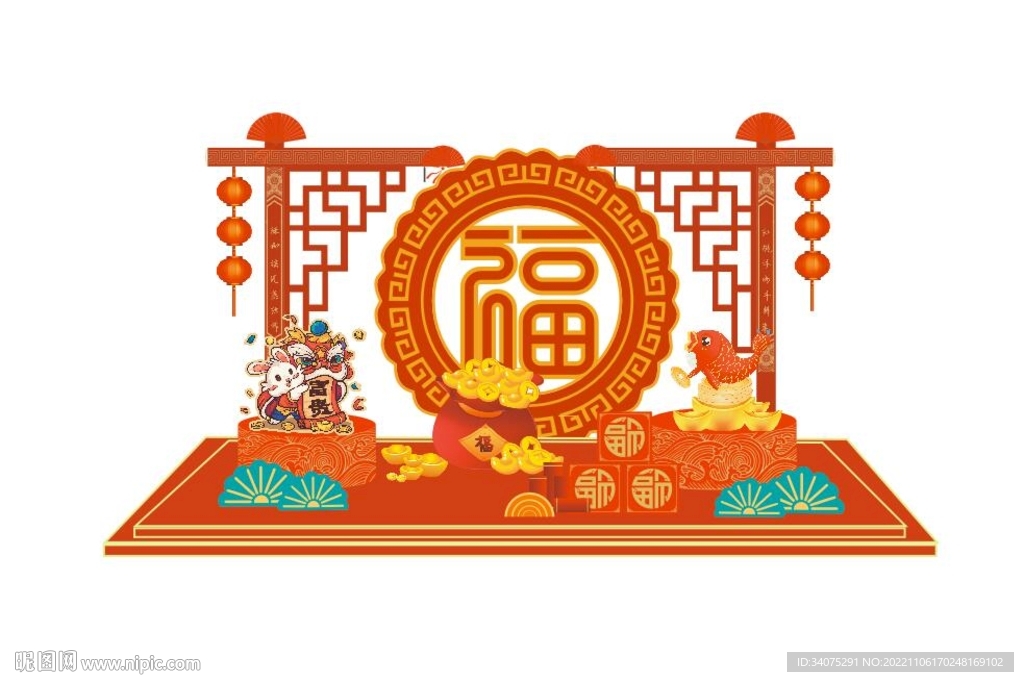 新年美陈 