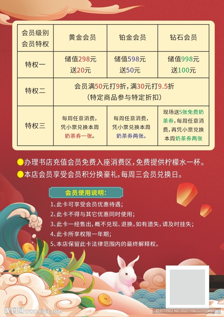 会员积分海报
