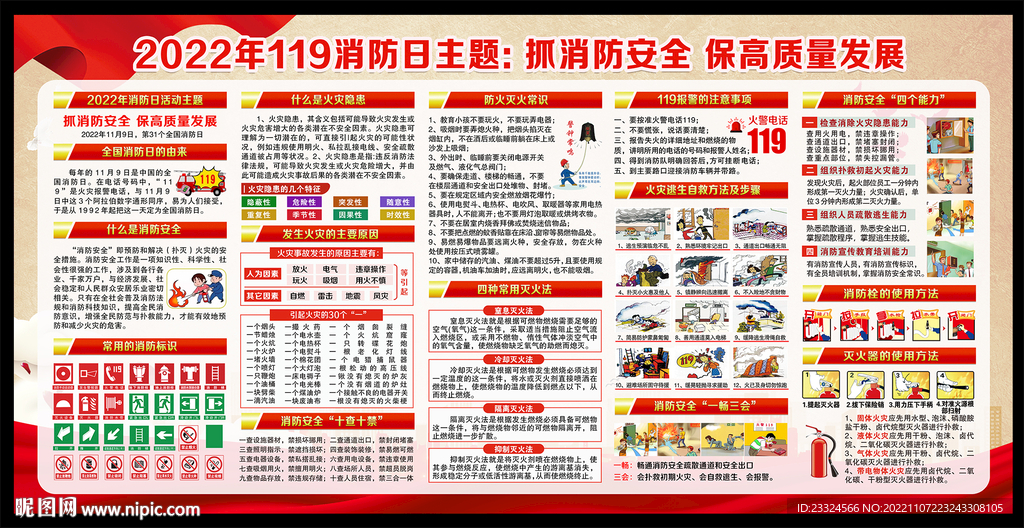 消防展板