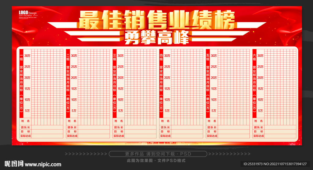 业绩榜