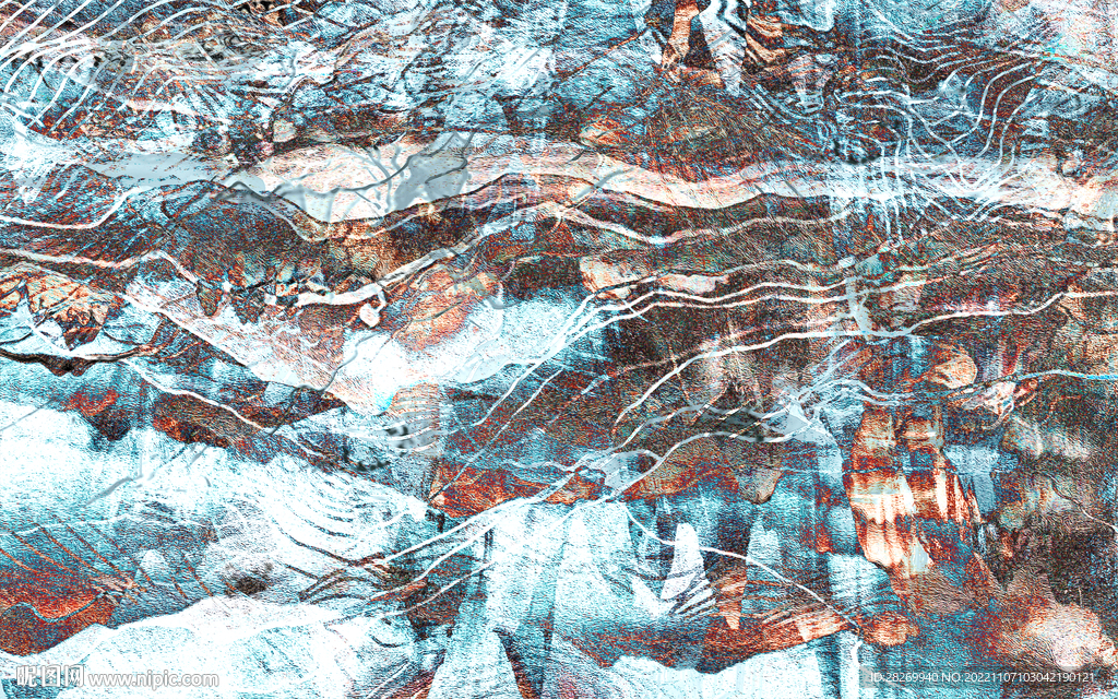 水墨山水画 