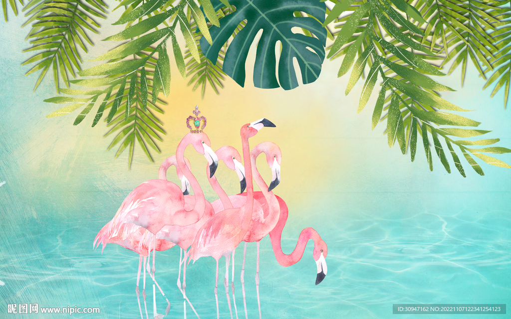 新款 高清欧式墙画 TIF分层