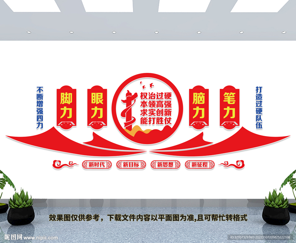 四力文化墙
