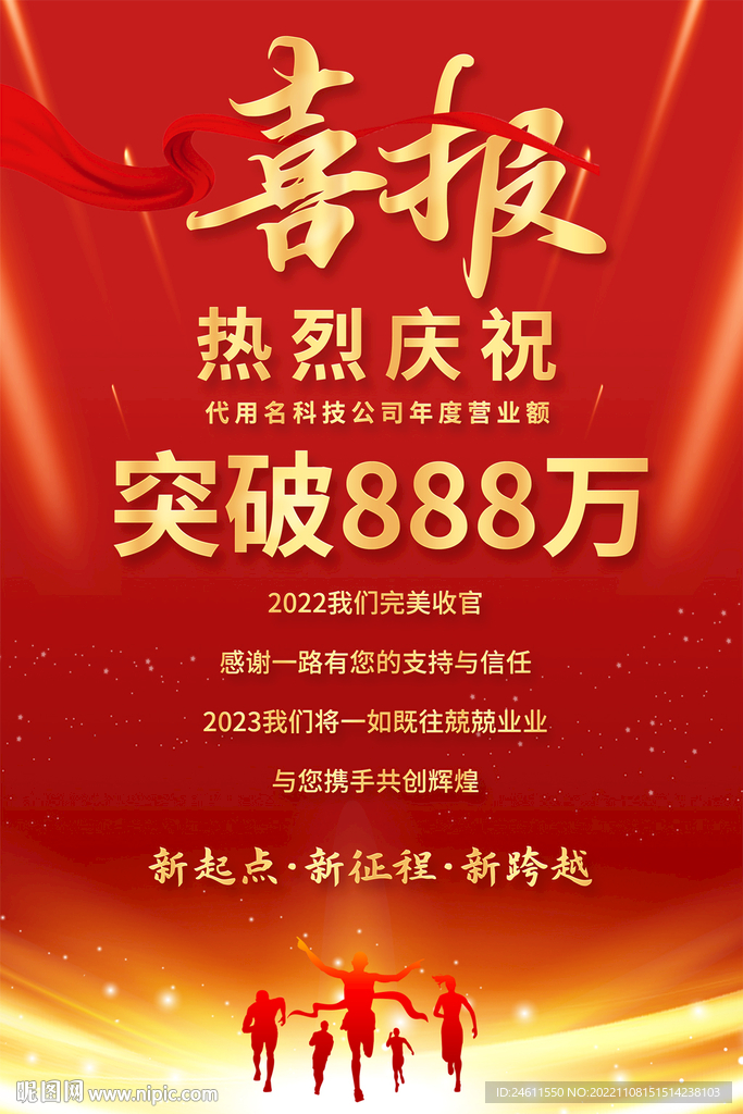 喜报海报