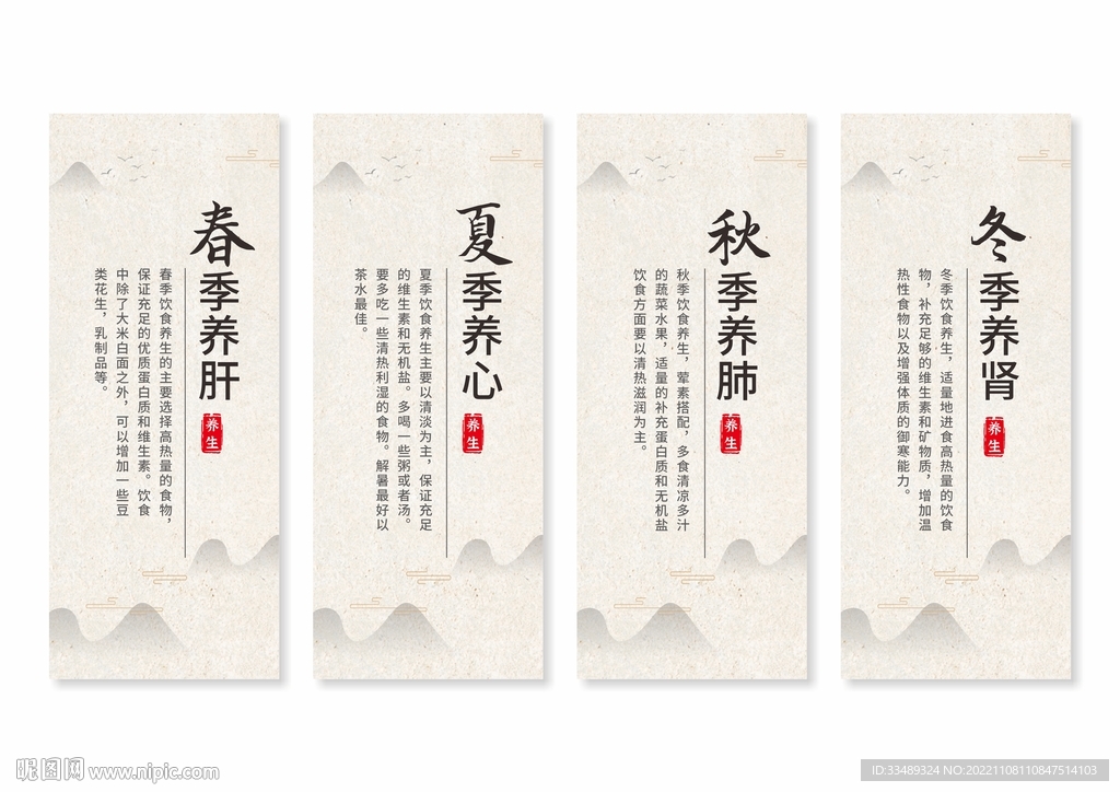 中医养生挂画