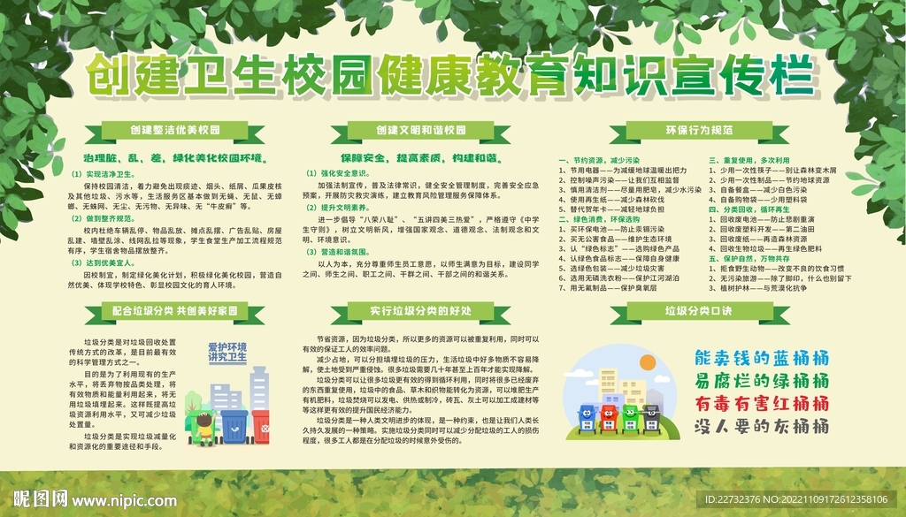 创建卫生校园健康教育