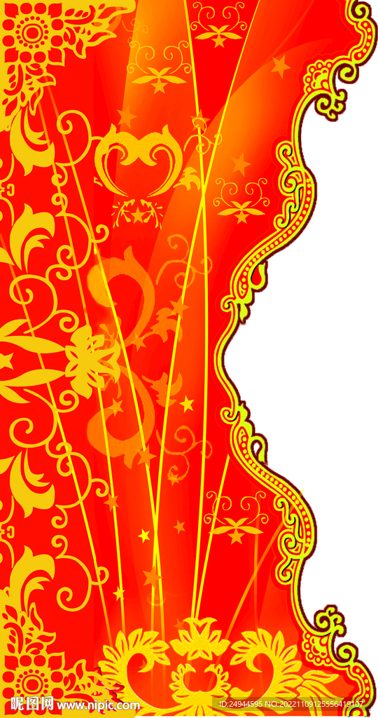 屏风侧幕装饰