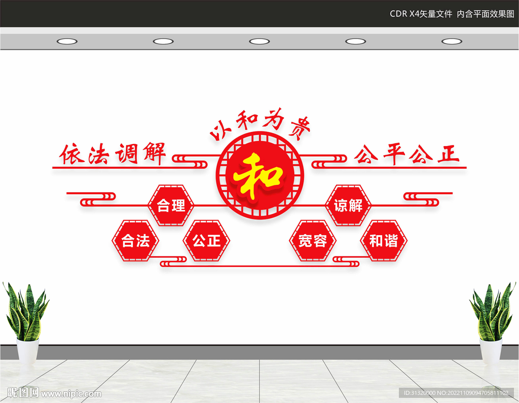 人民调解文化墙