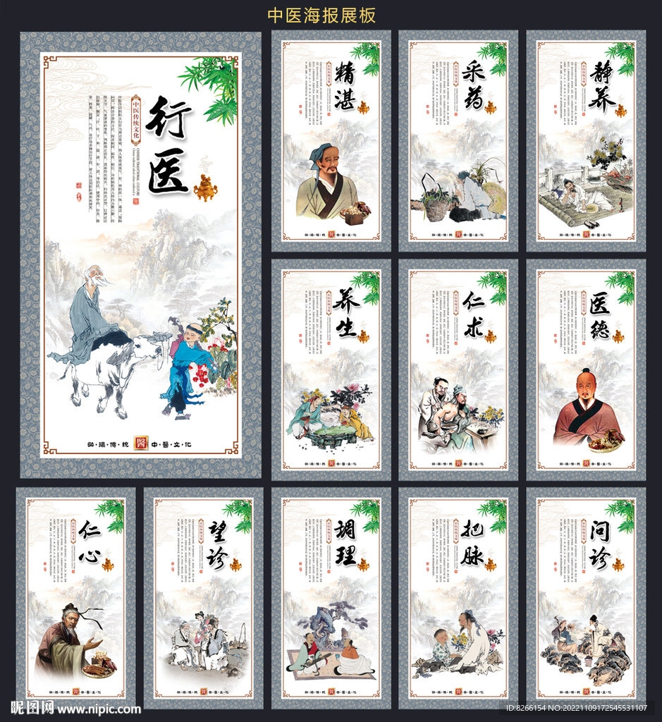 中医文化展板
