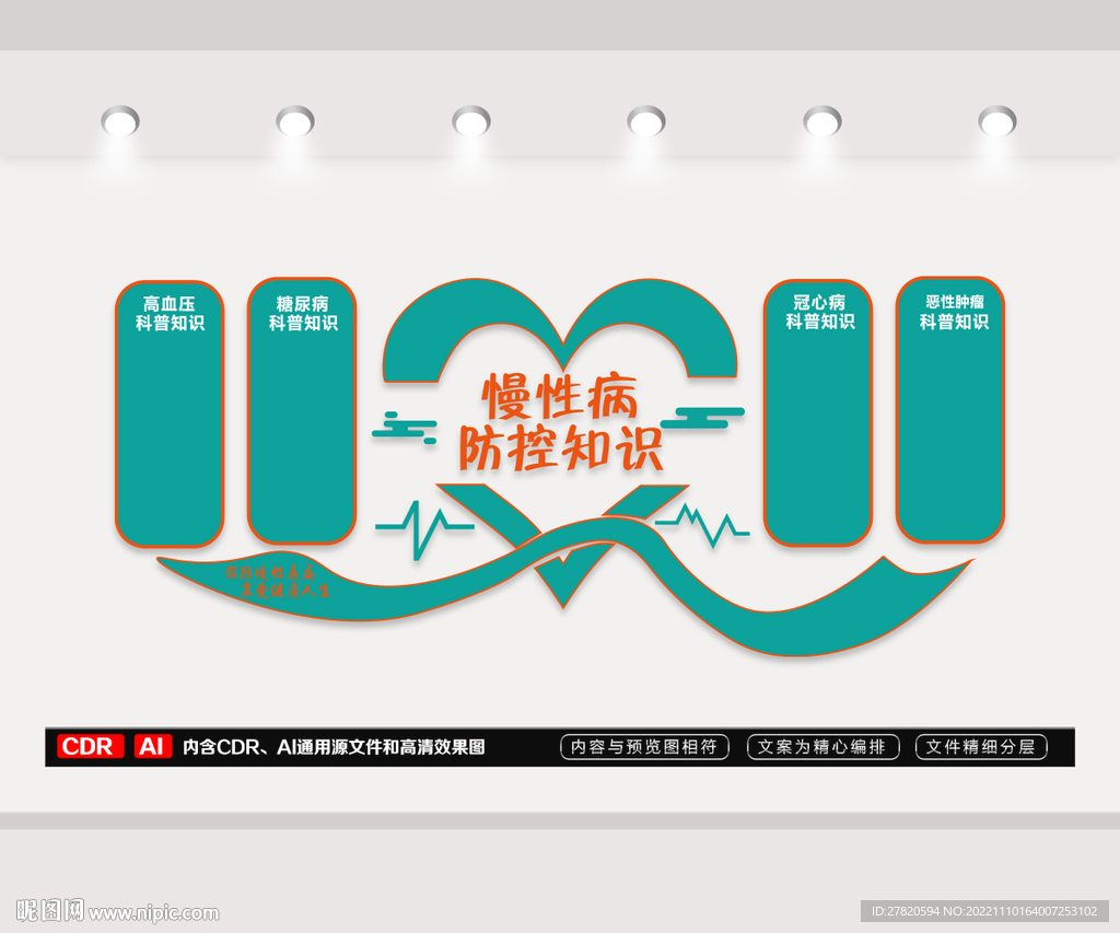 预防慢性病文化墙