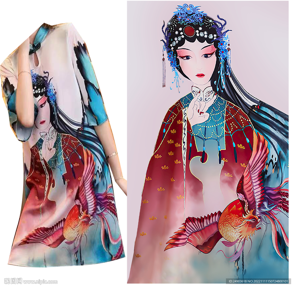 定位美女画