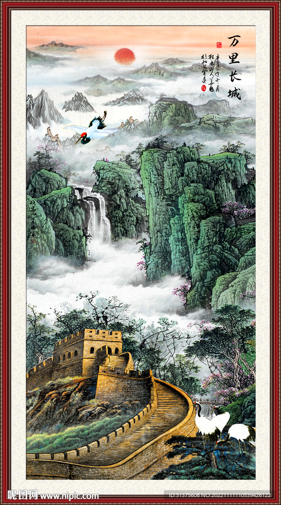 玄关山水画