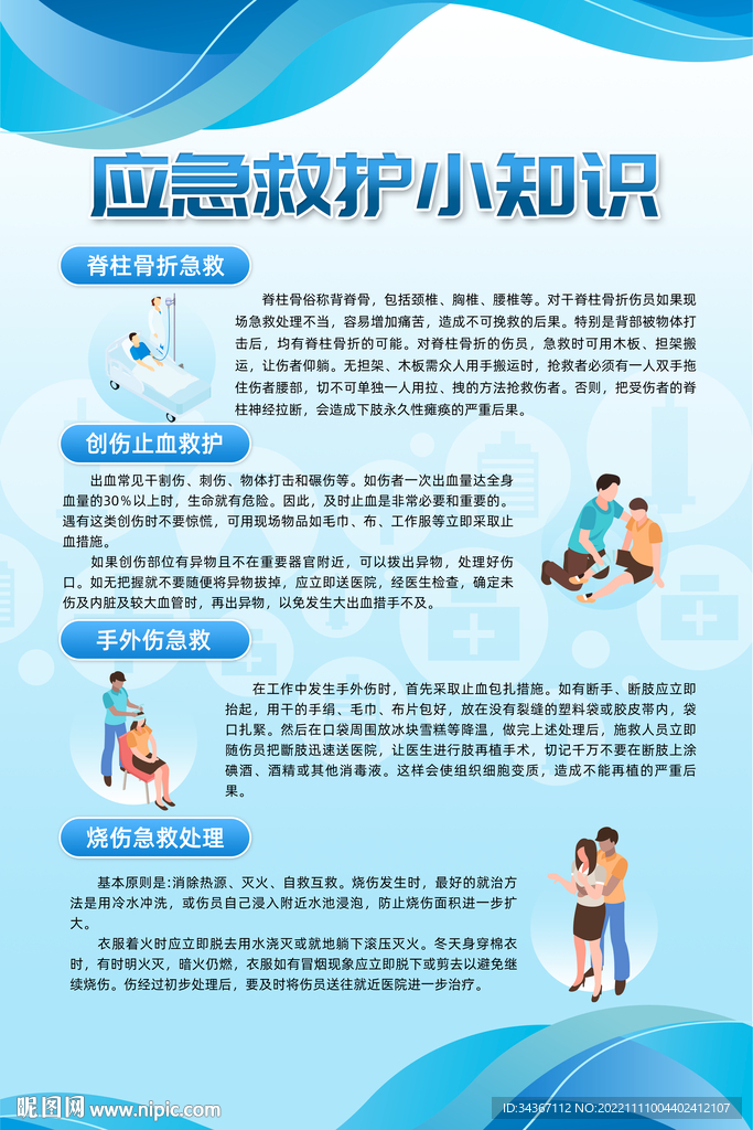 应急救护小知识海报