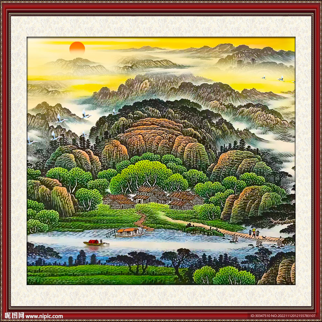 山水画