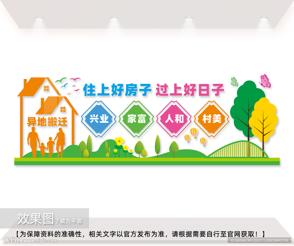 易地搬迁宣传文化墙图片