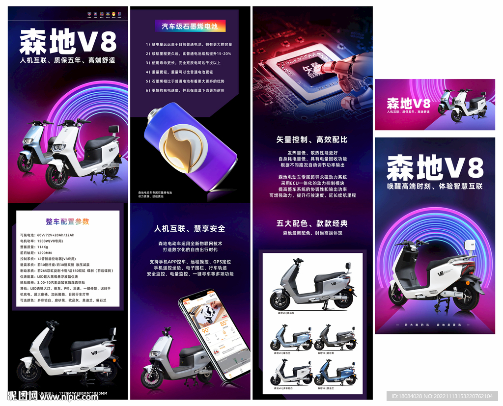 豪华电摩电动车销售指导书详情页
