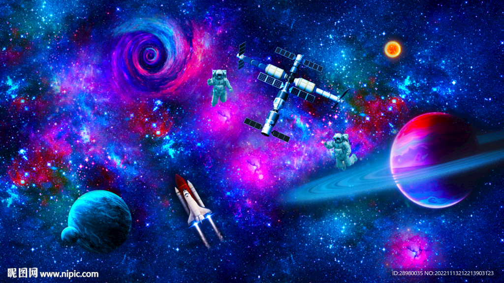 宇宙太空宇航员