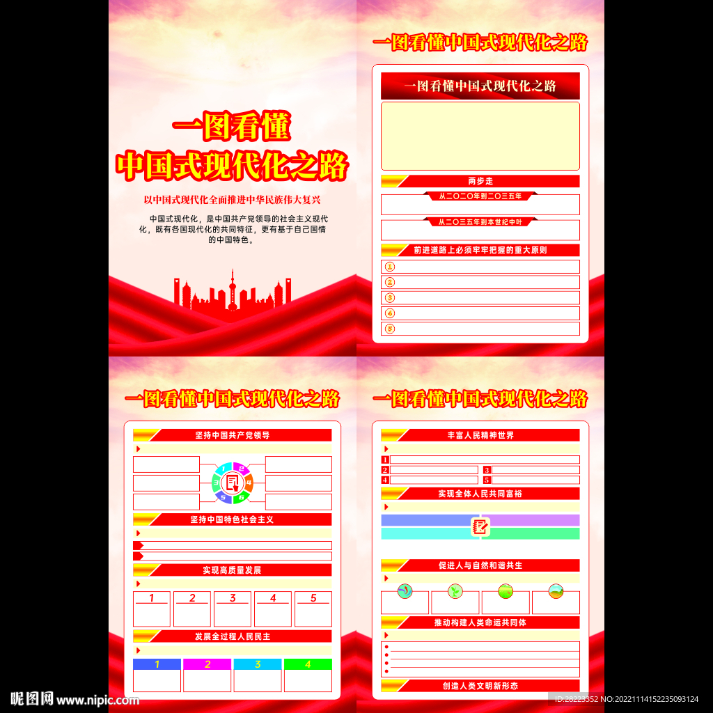中国式现代化之路宣传挂图