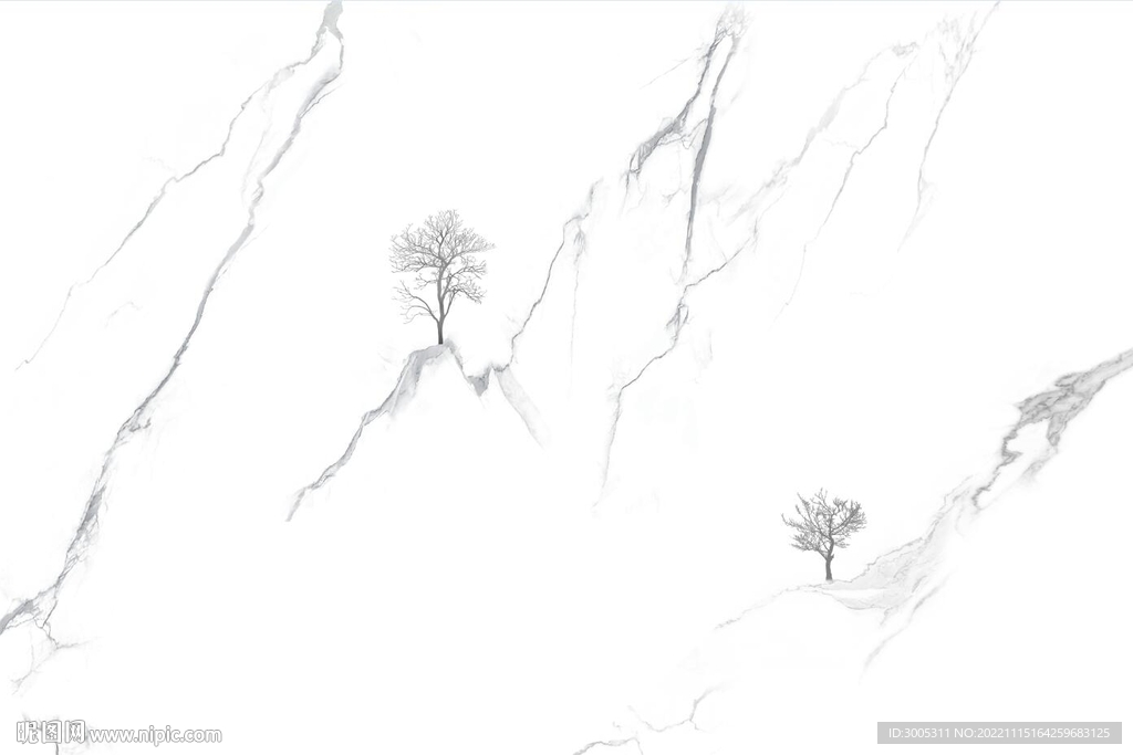 大理石背景墙 灰白根纹理