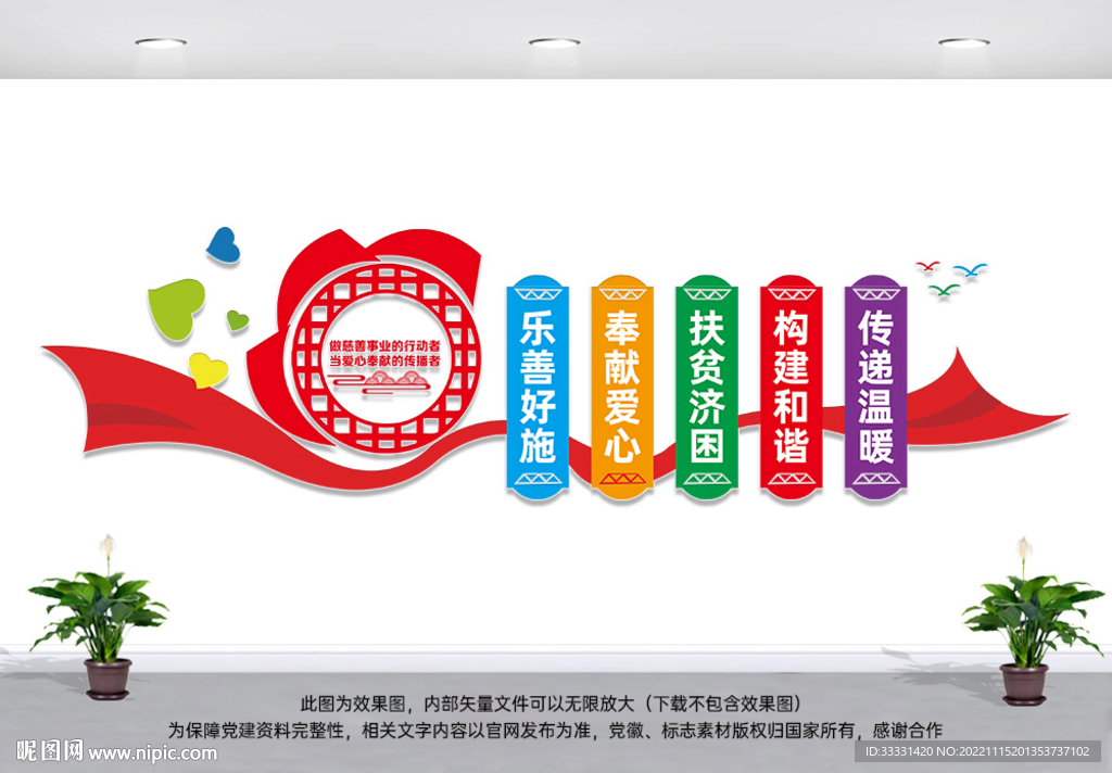 慈善事业文化墙