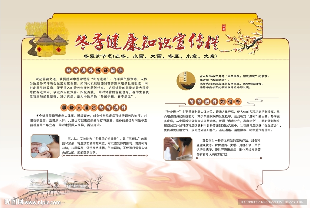 健康养生宣传栏