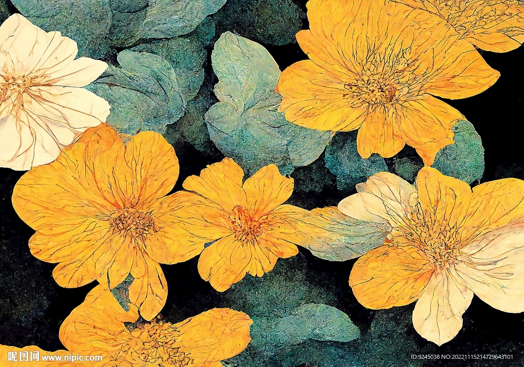 现代轻奢侘寂风复古花卉地毯