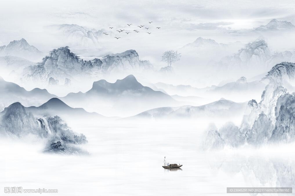 新中式背景墙