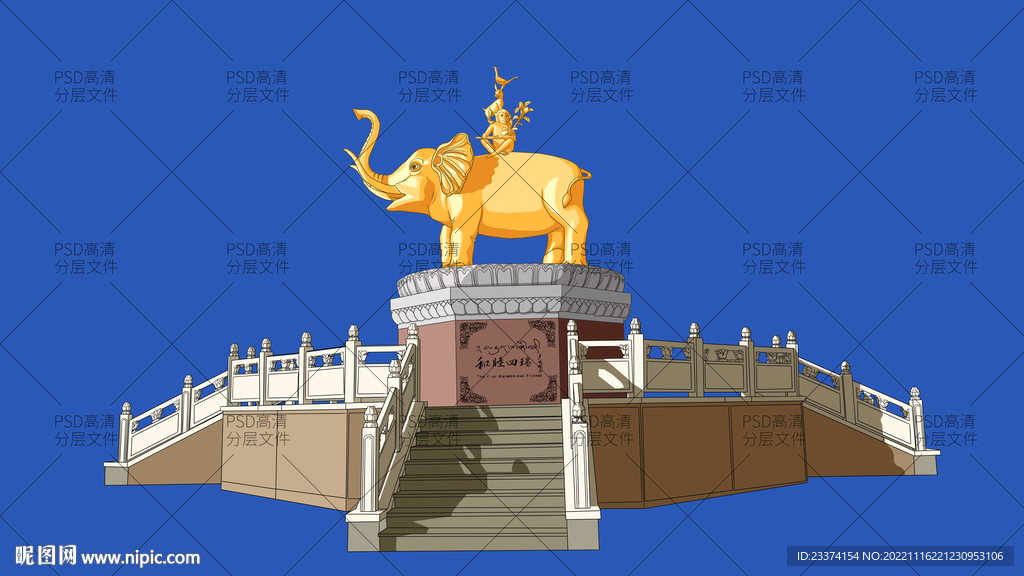 天祝天堂寺和睦四瑞雕塑