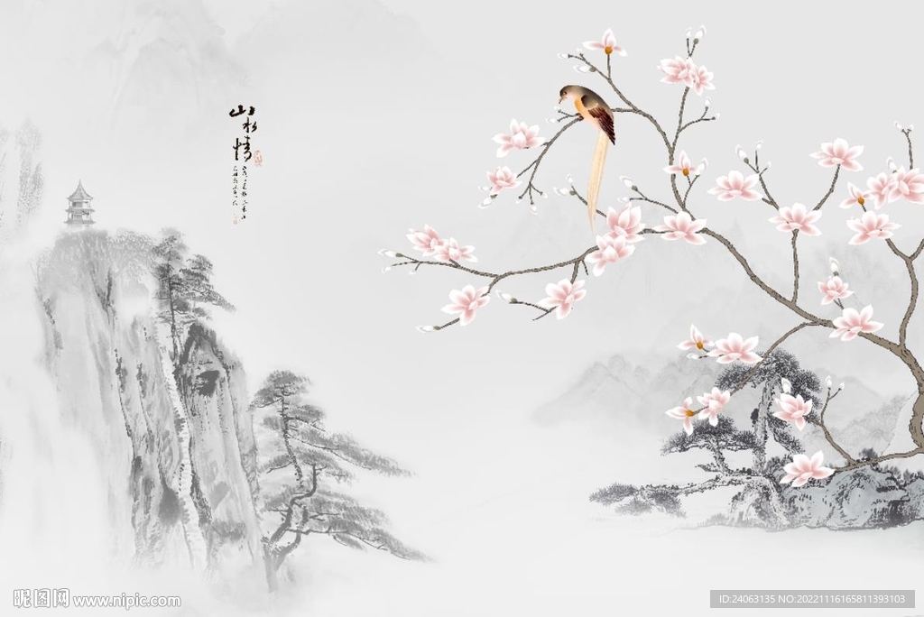中式背景墙