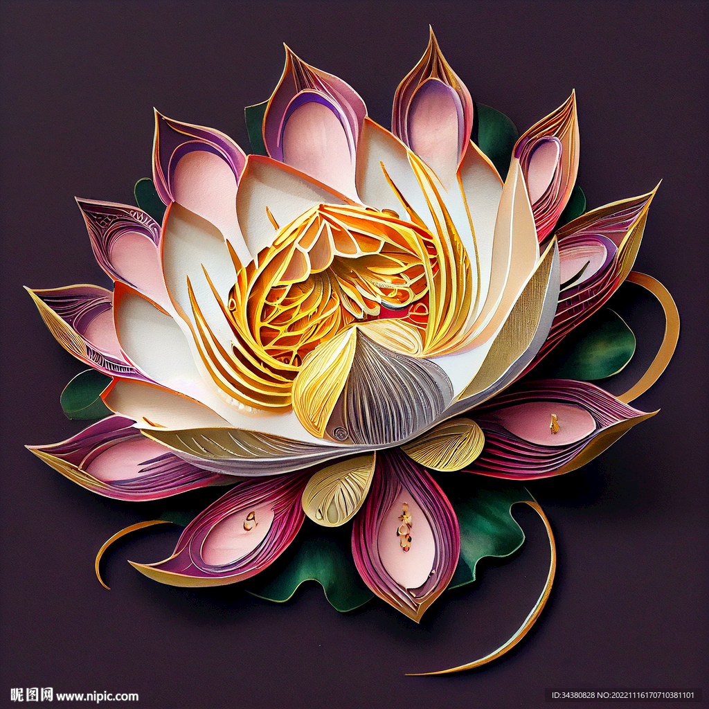 立体莲花