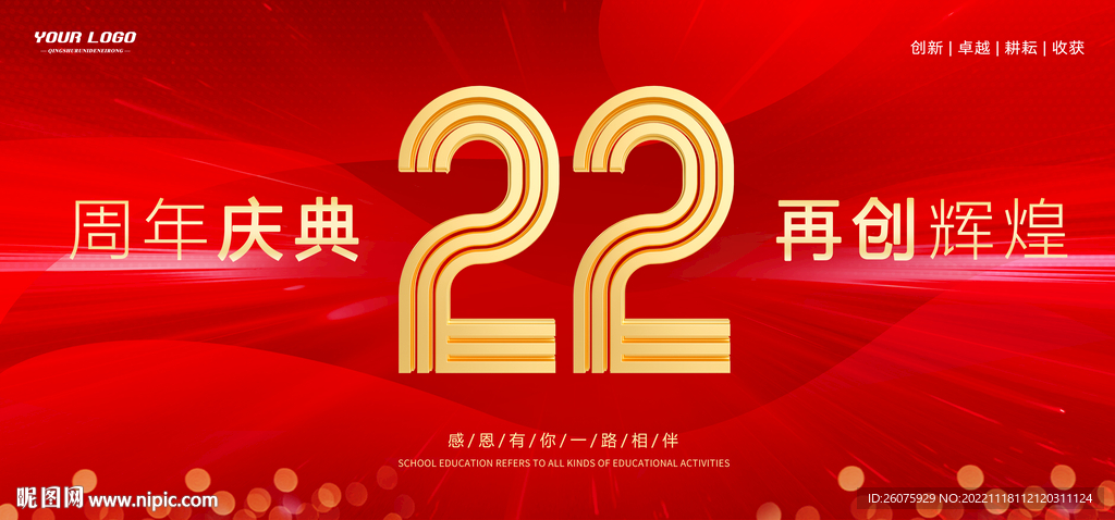 22周年