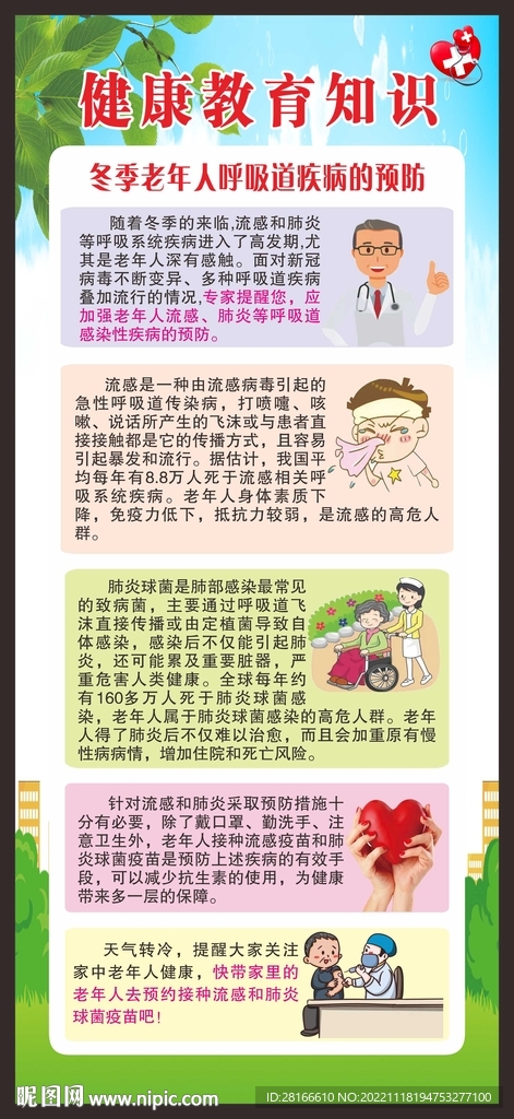 健康教育知识展架