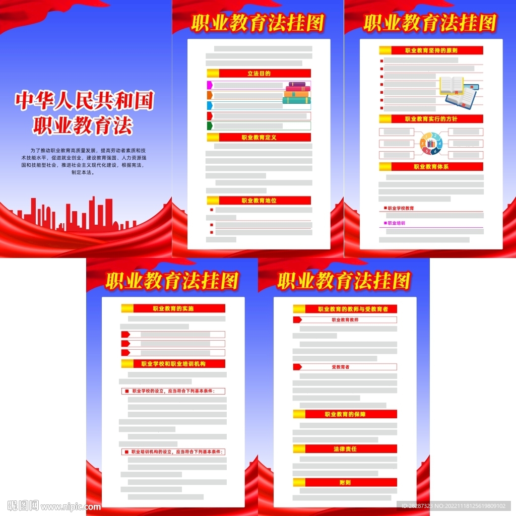 中华人民共和国职业教育法挂图