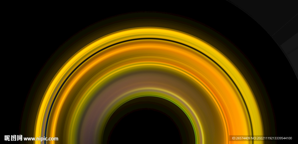 橘黄色拱形背景