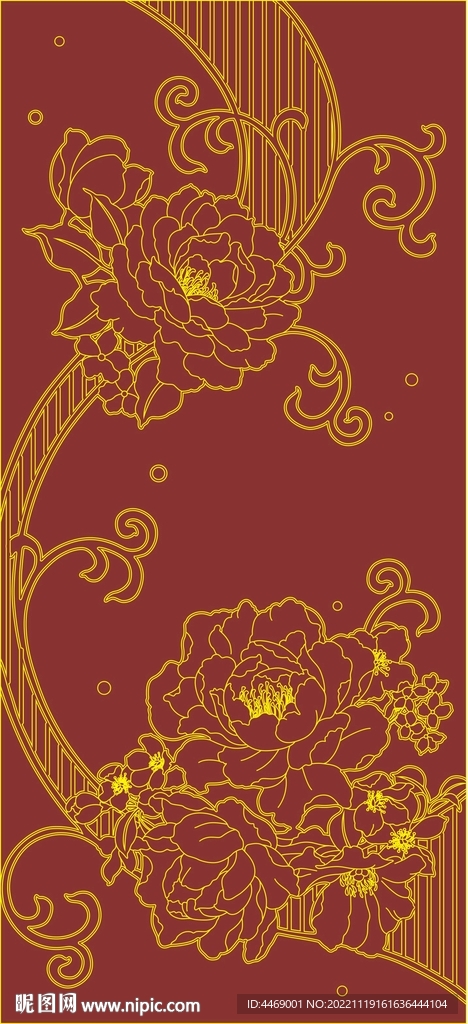 欧式牡丹花卉