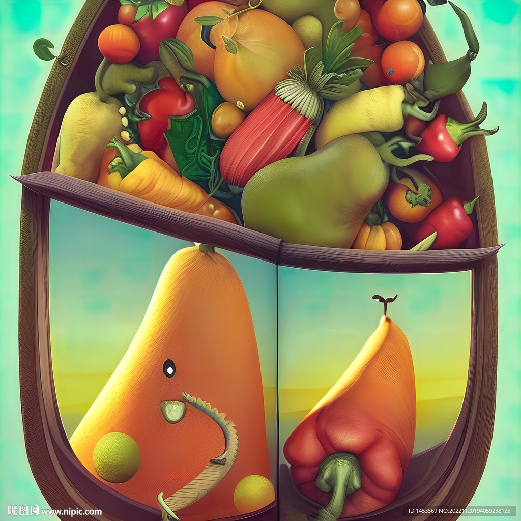 蔬菜水果插画