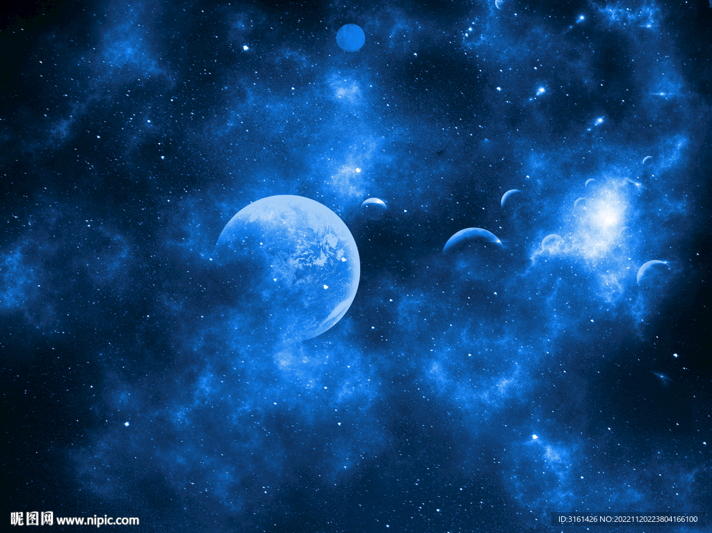 蓝色星空