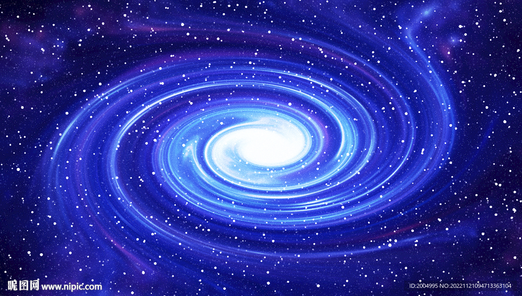高清蓝色星空