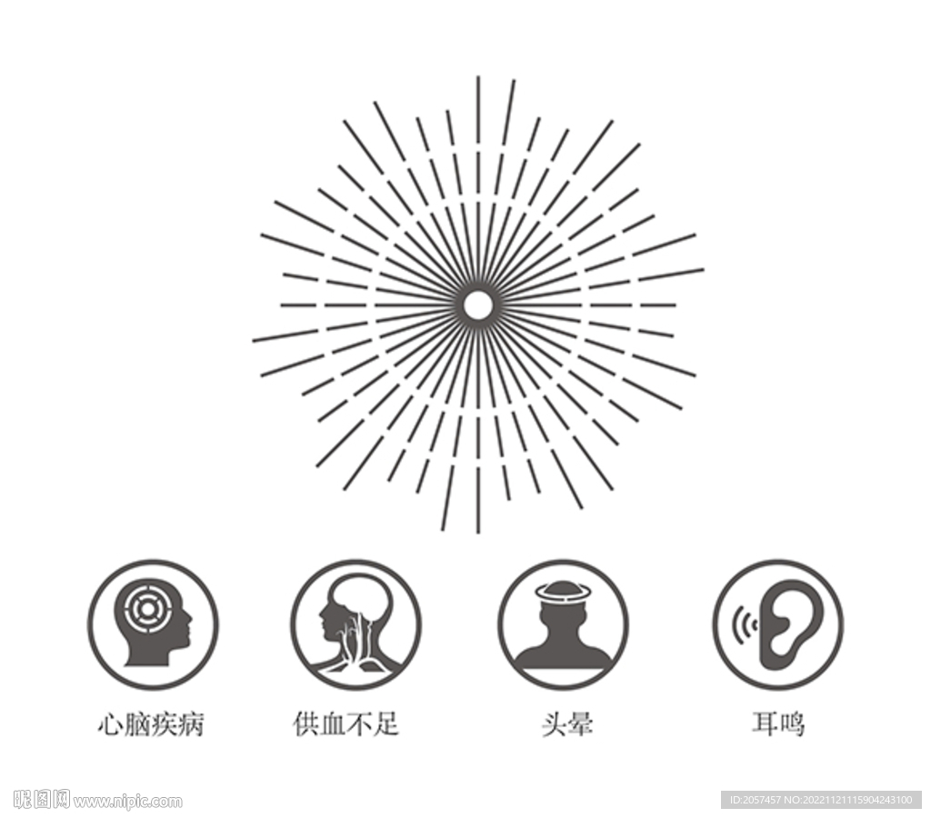 症状图标心脑疾病